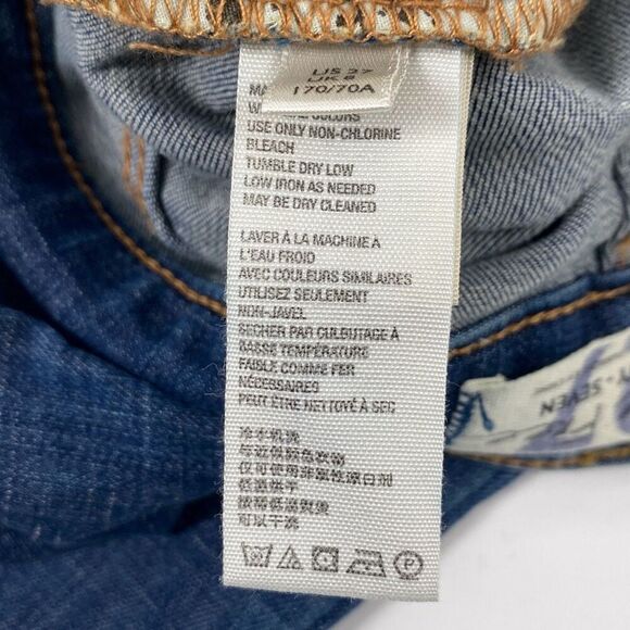 We The Free Just Float Button Close Ultra High-Rise Bellbottoms Flare Stretch 27 - Picture 15 of 16